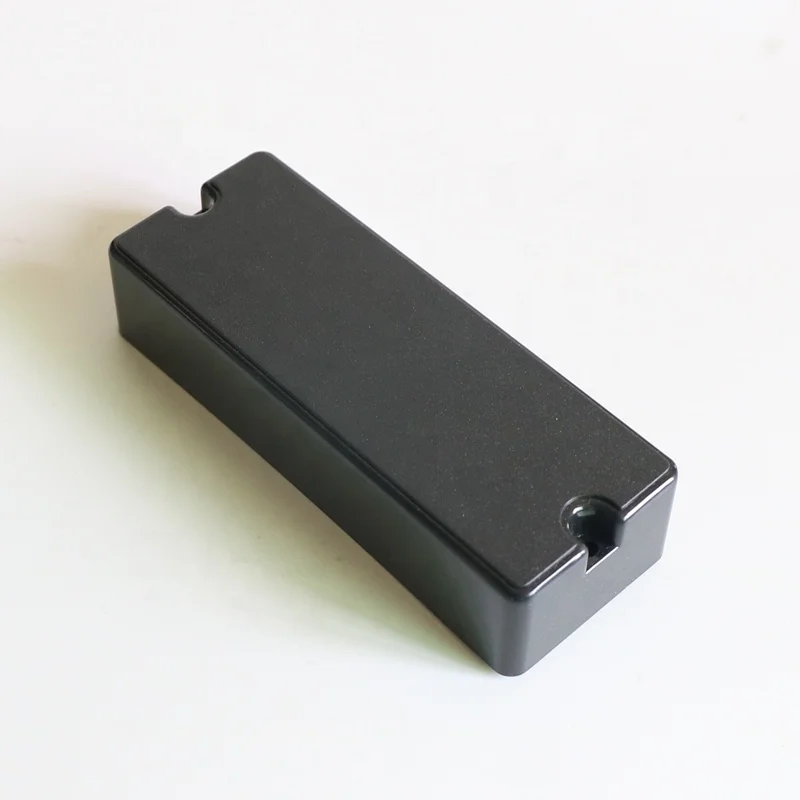Donlis 5 String humbucker Bass Guitar Pickup Cover in Satin Black Color For Wholesale Plastic bobbin Parts