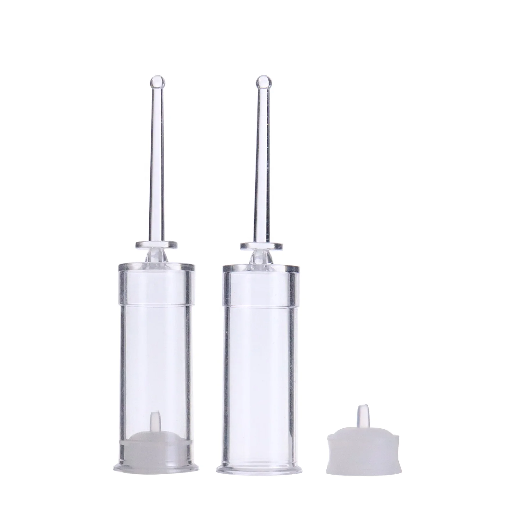 China factory hot sale transparent plastic airless serum fresh disposable syringe bottle break bottle