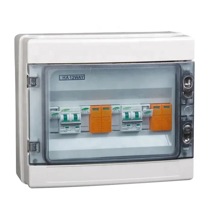 Factory  Waterproof IP65 Solar DC Combiner Box 2 4 5 6 8 10 12 16 24 Ways String PV Box