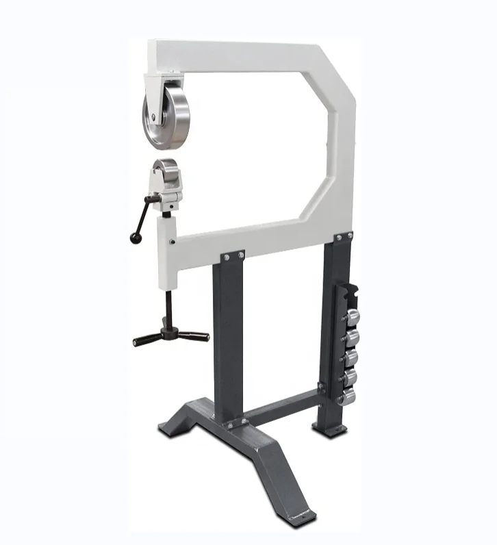 Industrial Throat English Wheel Easy Operation Sheet Metal Forming Solid Construction Wheeling Machine