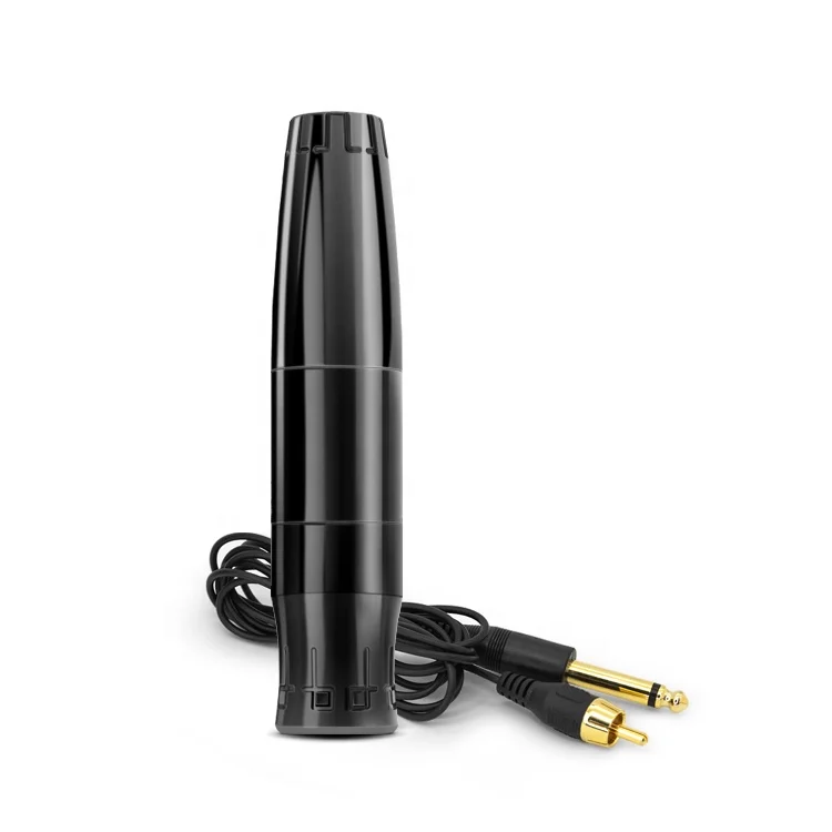 Coreless Motor Tattoo Machine RCA Interface Power Tattoo Gun machine Rechargeable Rotary Battery Cartridge Pen