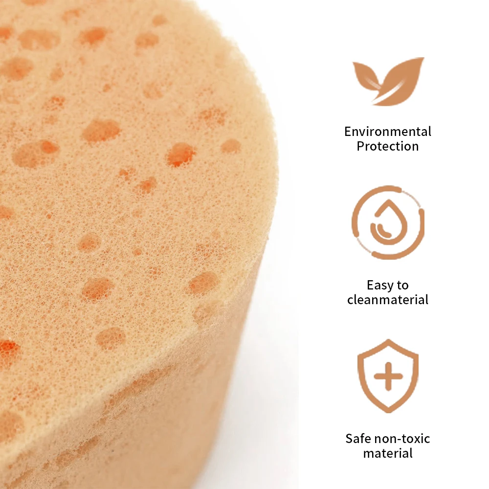 JUMBO 6-Pack Coffee-Colored Car Wash Sponges Anti-Scratch Technology Window Windscreen Bodywork Household Kitchen Sponge