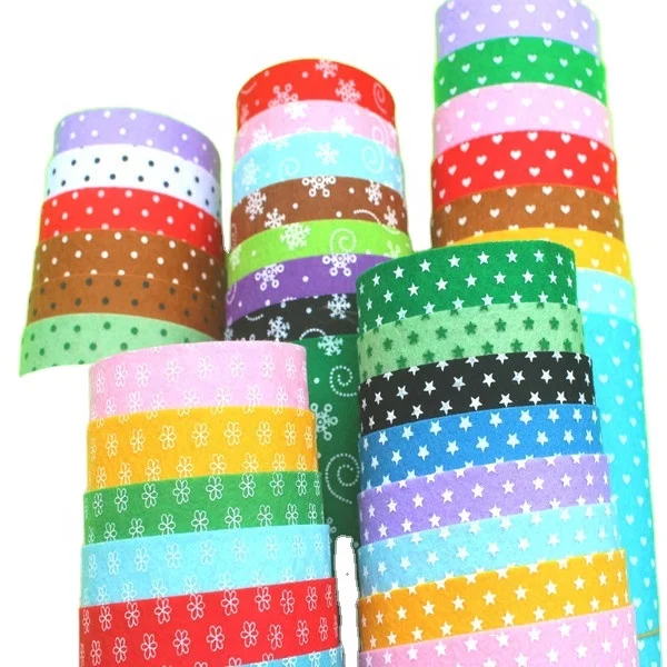 100% Polypropylene Various Color Cotton Felt Recycled Non-Woven Fabric