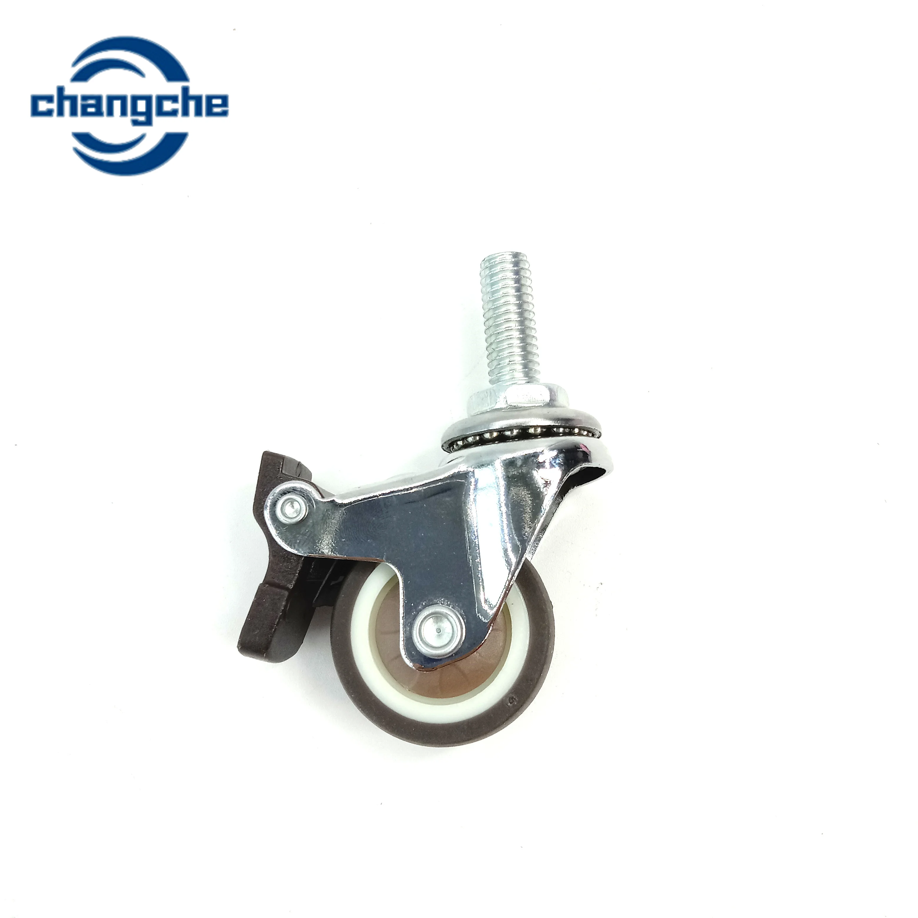 6 Inch Rubber Platform Swivel Wheel/European Style Aluminum Core Rubber Wheel/Precision Ball Bearing Rubber Casters And Wheels