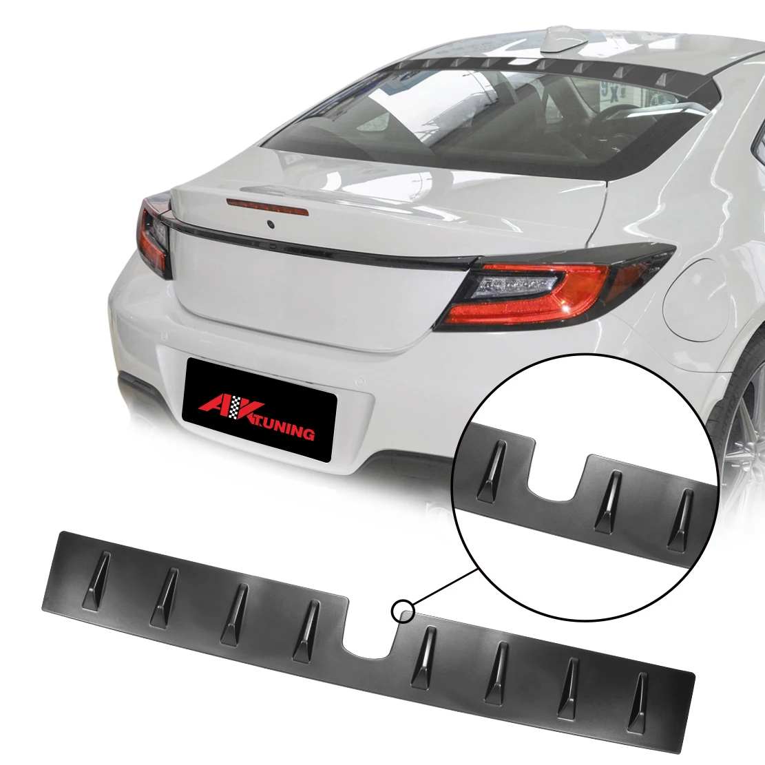 for 2020 2022 4th toyota gr86 subaru brz car parts auto accessories wide body kit  carbon fiber plastic aero spoiler diffuser