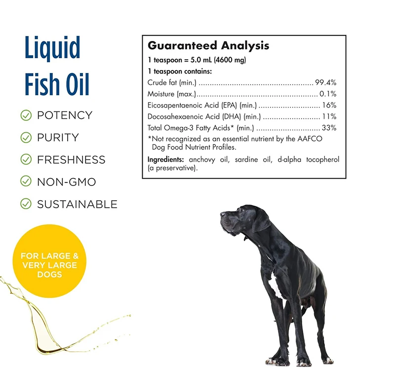 Pet Health Care Supplements Omega High-Potency Supplement with EPA and DHA for Brain and Heart Health