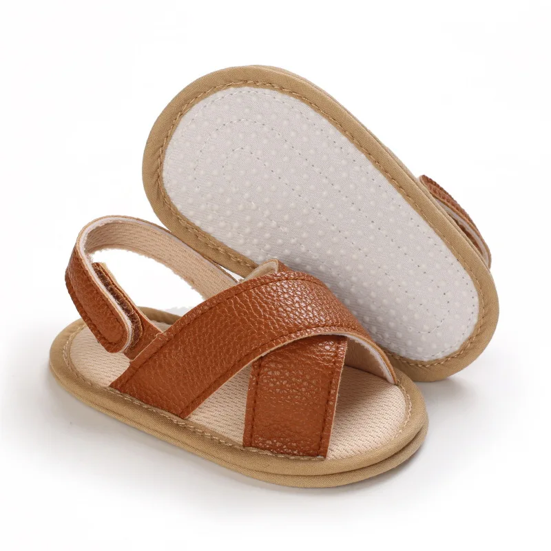 Baby Boys Girls Sandals Summer Shoes Soft Mesh Sole Infant First Walker Flat Crib Shoes M3694