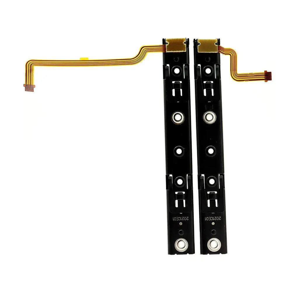 Original  used Repart Part Right and left Slide rail With Flex Cable Fix Part For Nintendo Switch Console for NS Joy con