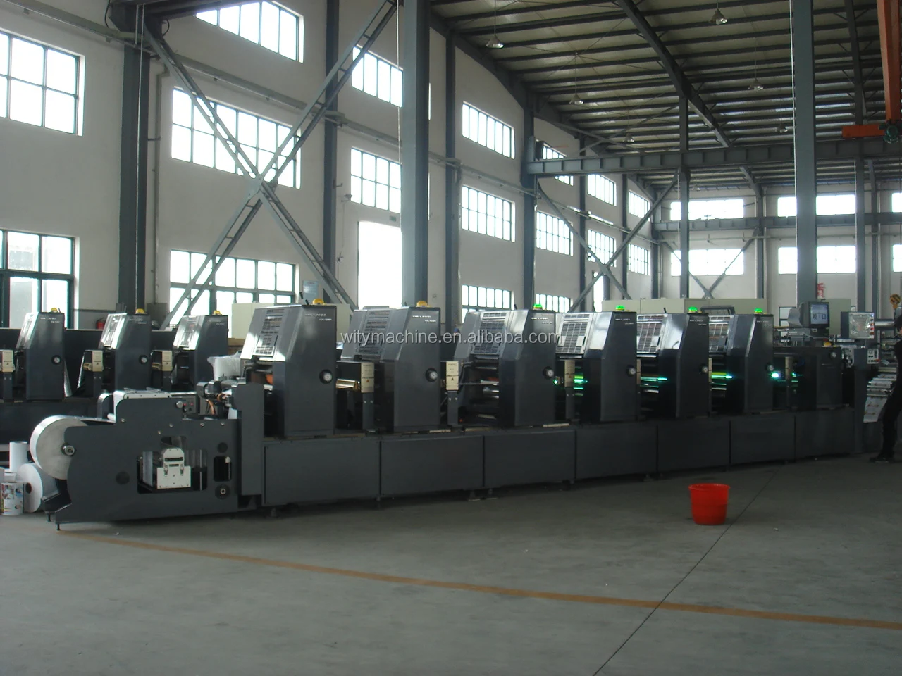 Intermittent Label Offset Printing Machine 4 5 6 8 10 Colors with Servo Control System