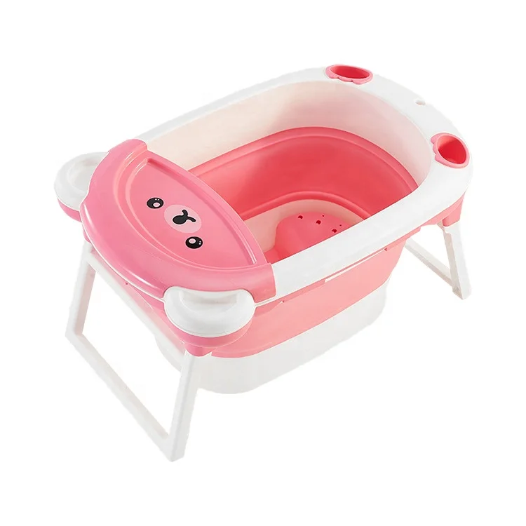 
Baby Spa Shower Portable Children Bathtub Accessories Silicone Anti-skip Foldable Baby Bathtub 