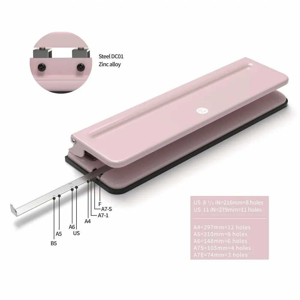 12-Mushroom-Hole Puncher for Discbound Systems Discs Binding Machine