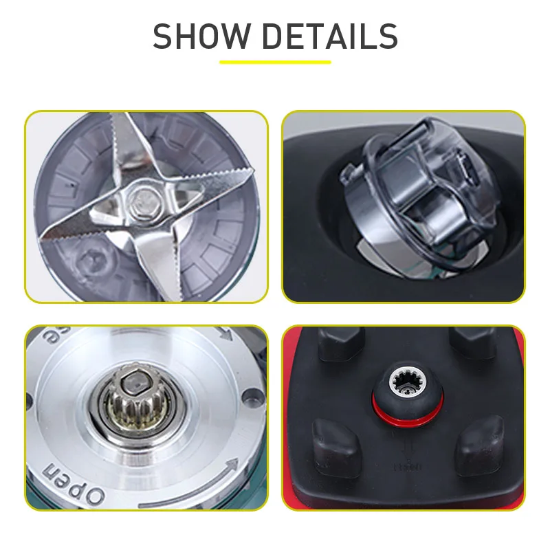 High quality commercial blender professional high speed milkshake machine Restaurant kitchen mixing crusher