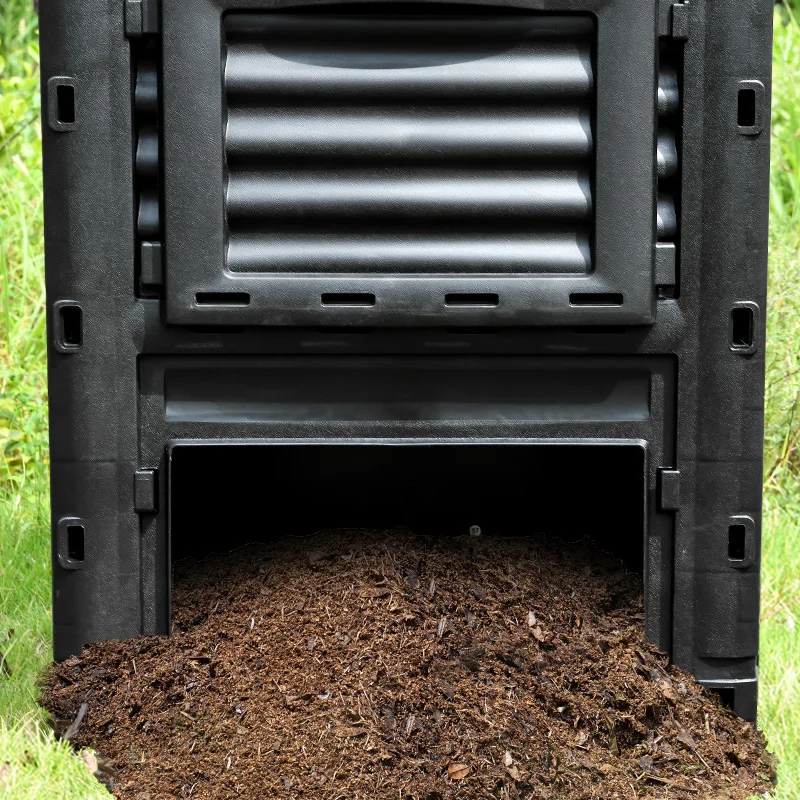 Fermentation bucket Compost fermented earthworms 300L simple box Garden trash outdoor aerobic aeration compost box