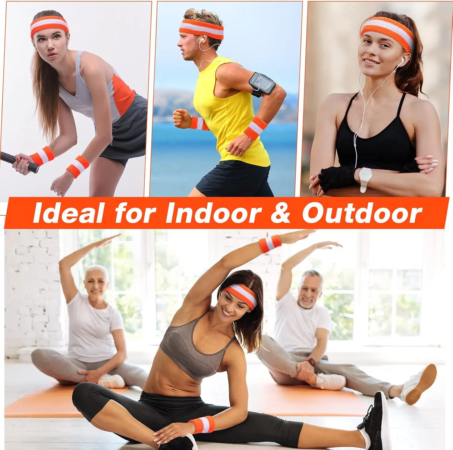 Colorful Wrist Sweatbands Athletic Cotton Cloth Wristbands for Gym Sports Also Customized As Per Demand