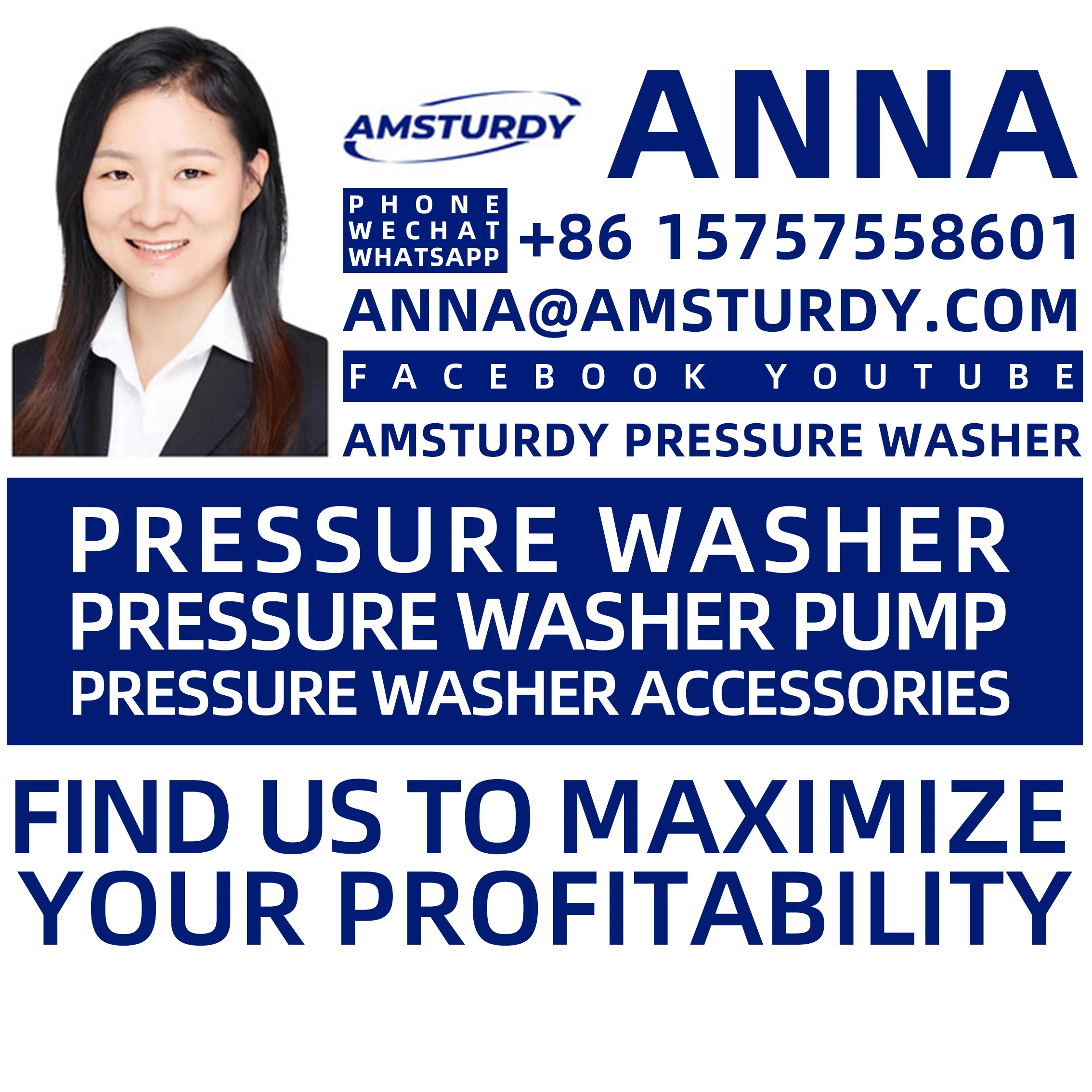 AMSTURDY Triplex Plunger Pump Unloader Valve High Pressure Hand Adjustable Regulator