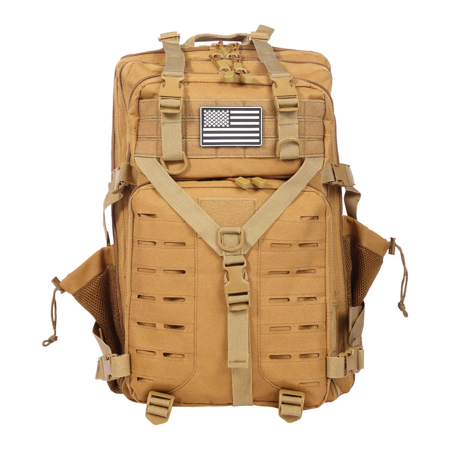 Attack 45L Molle Waterproof Wholesale Custom Logo 3P Camouflage Assault Tactical Backpacks