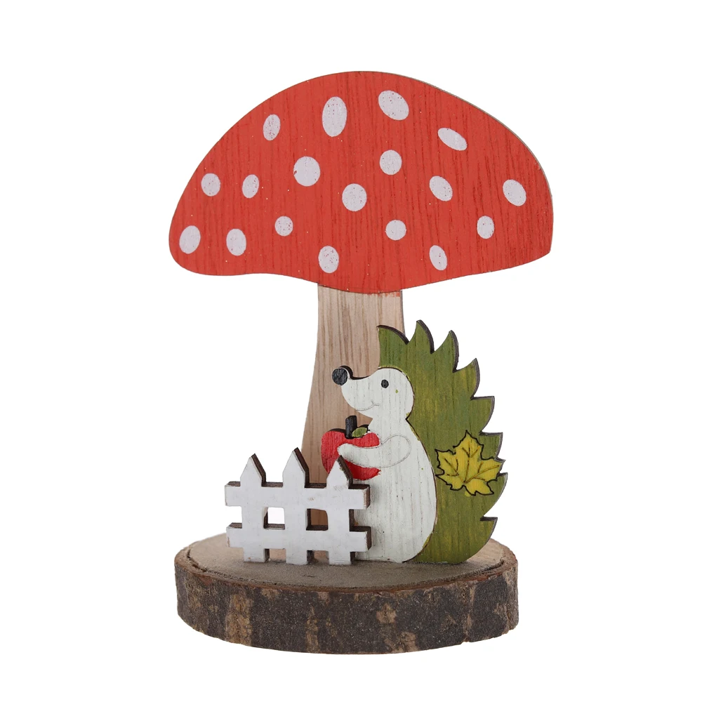 Party Decorations Wonderland Vintage Wood Mushroom Centerpieces Table Topper Decor