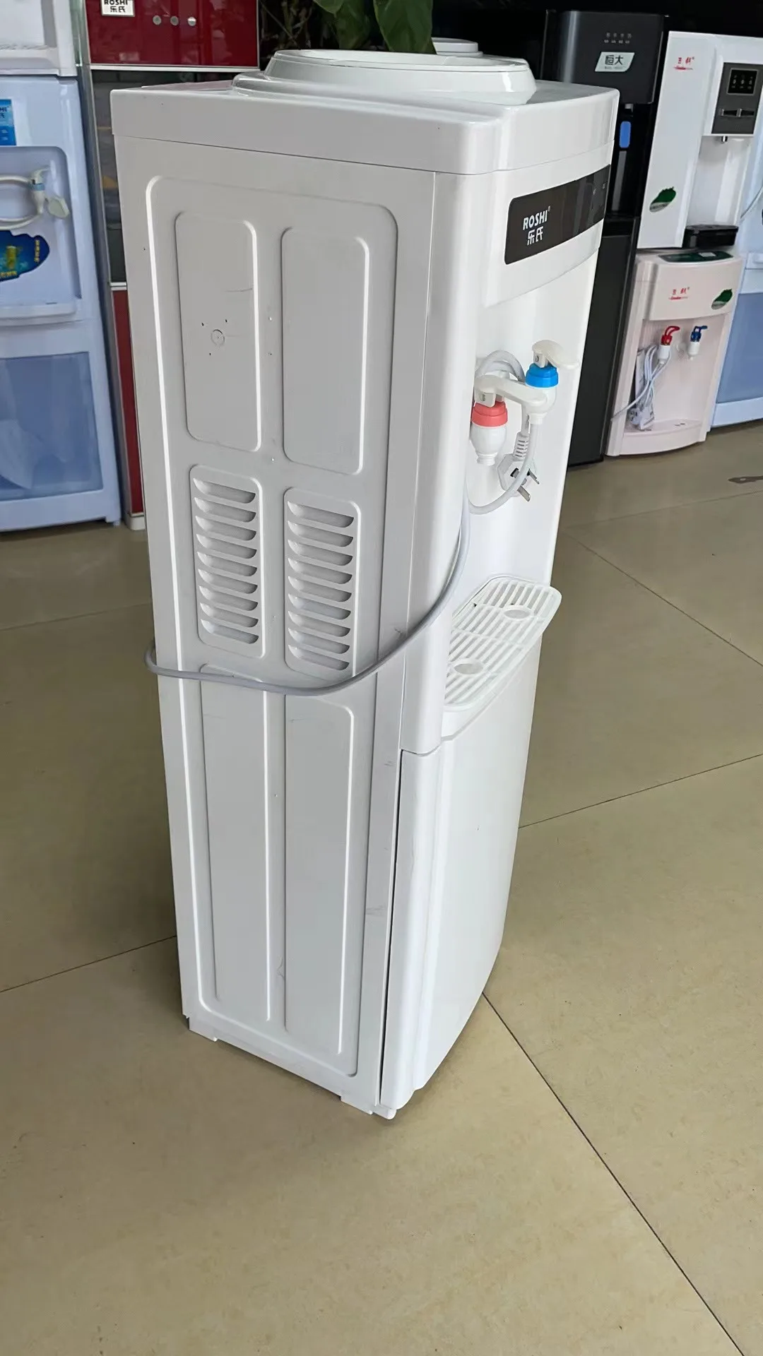 Free Standing Drinking Machine Cheap Water Cooler Dispenser With Two Tap