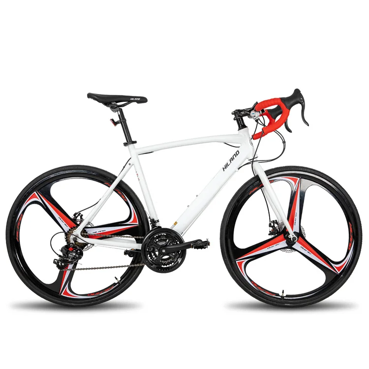 JOYKIE in stock black white 3 spoke wheel 700c cycle 21 speed aluminum alloy racing road bike for man