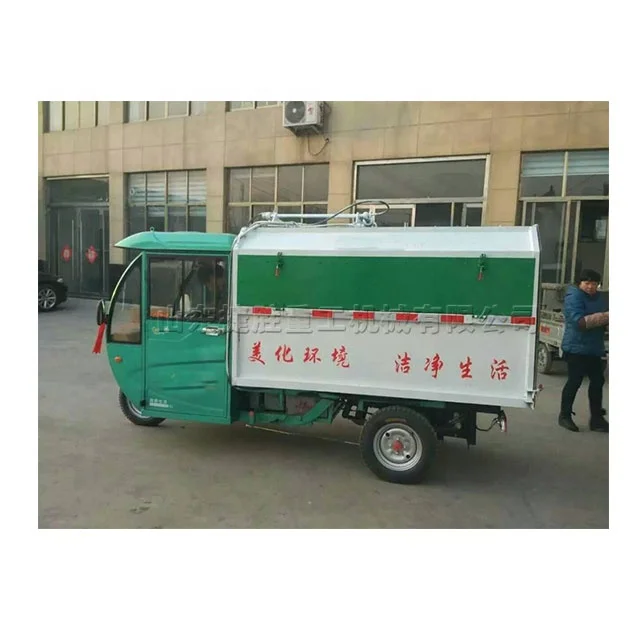 Export to Africa Urban road sanitation four-wheeled car sanitation High capacity garbage truck Diesel Electric