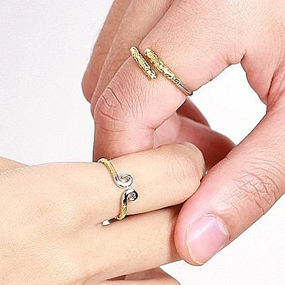 SZ CHENG Jewellers Vogue Game Ring JinGuBang и JinGuZhou S999 кольцо из стерлингового серебра для игровых пар