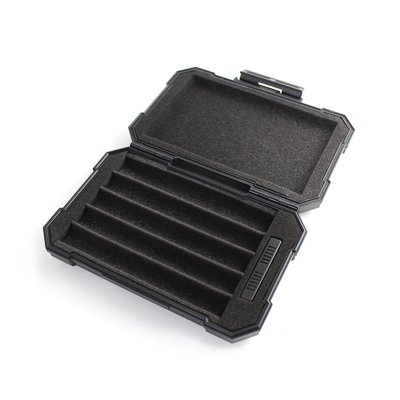 Cover Style Travel Cigar Humidor Case Hard Plastic Cigar Box Cedar Wooden Cigar Tobacco Box With Humidifier