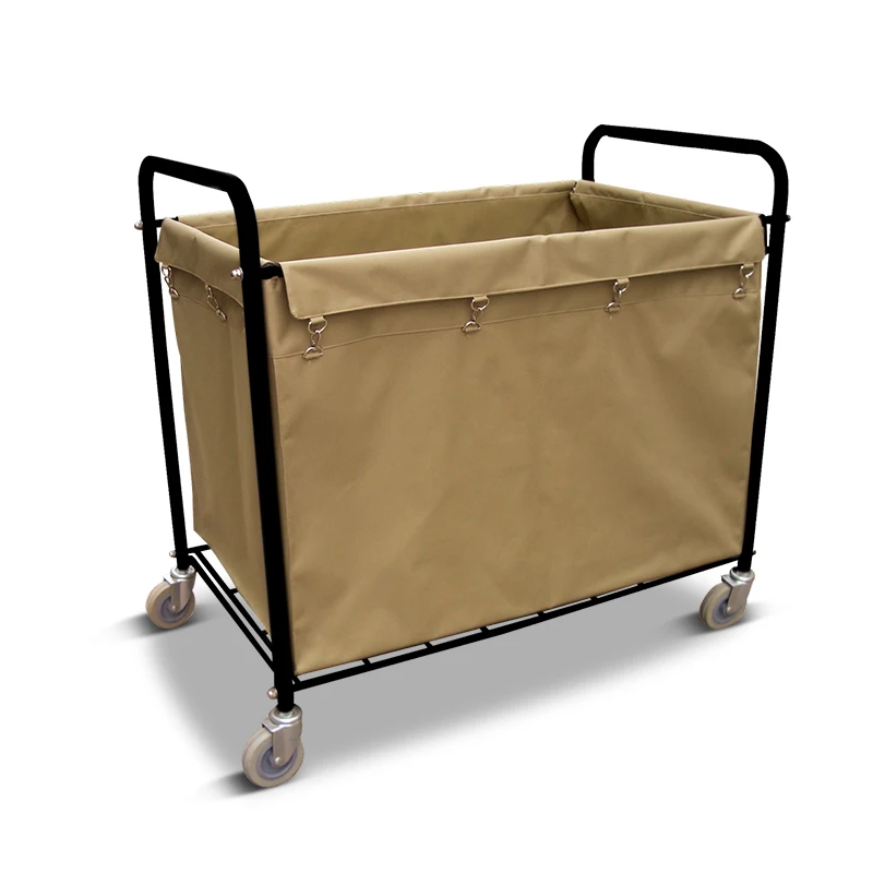 Quadrate commercial laundry cart linen trolley