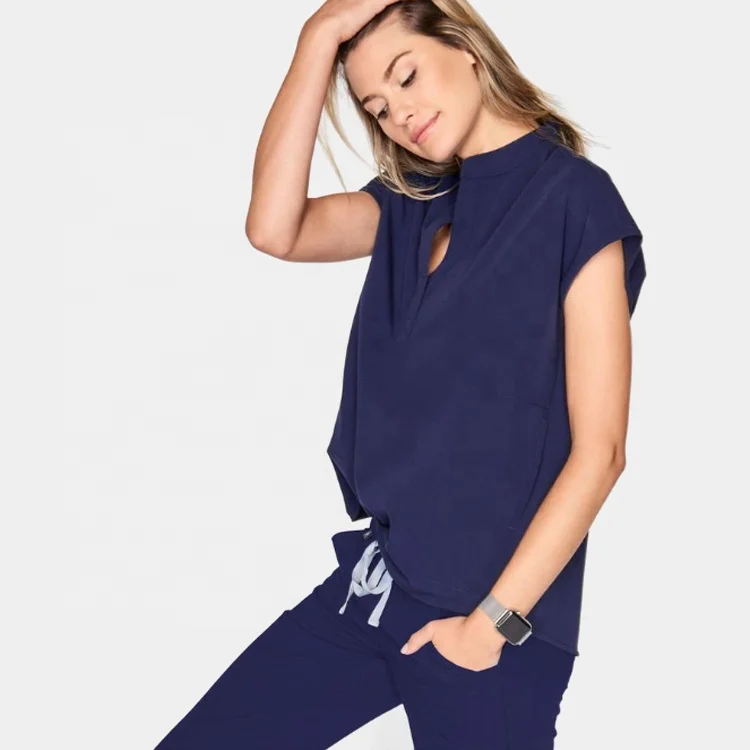 
Custom Doctor Uniforms Medical Nursing Scrubs Uniform With Print Logo 