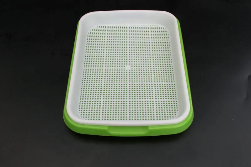Seed Sprouter Tray Soil-Free Food Grade PP Healthy Wheatgrass Grower Tray