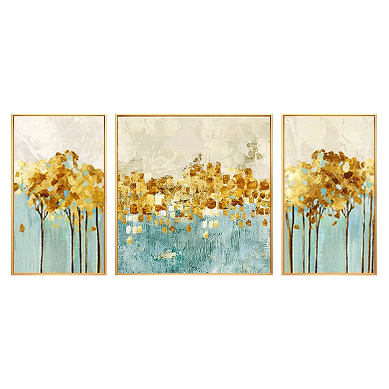 Sunflower Hand Drawn Abstract Oil Painting Art Can be Customized Patterns Canvas Wall Art