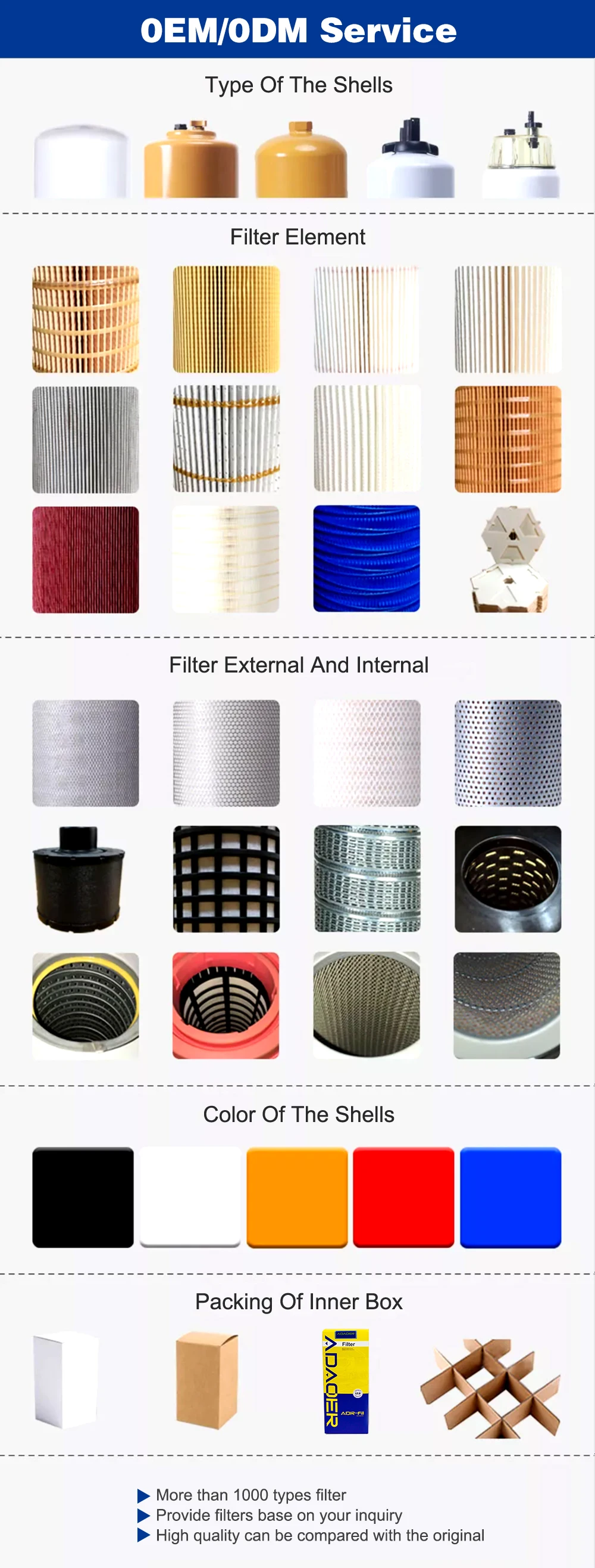 ADAOER auto air filtros spare parts AD03110791 R804759 P182018 japanese truck engine air filter