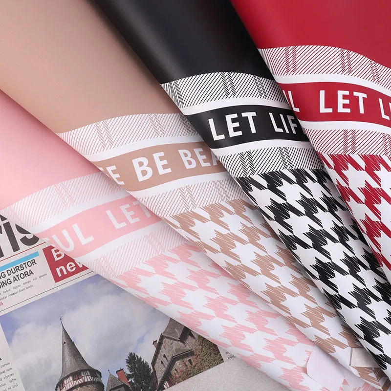 Luxury korean wholesale brand paper Christmas Gift Wrapping Paper Designer Wrapping Paper