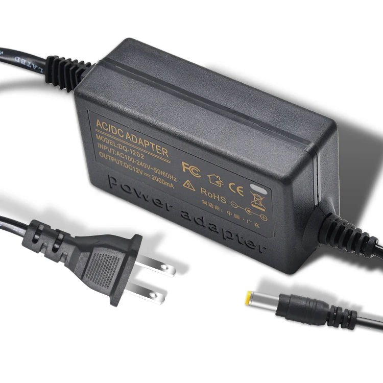 
Factory Wholesale Price Free Sample Safety Mark AC DC Printer Power Adapter 12v 2a 24v 3 PIN With US To Australia Plug 