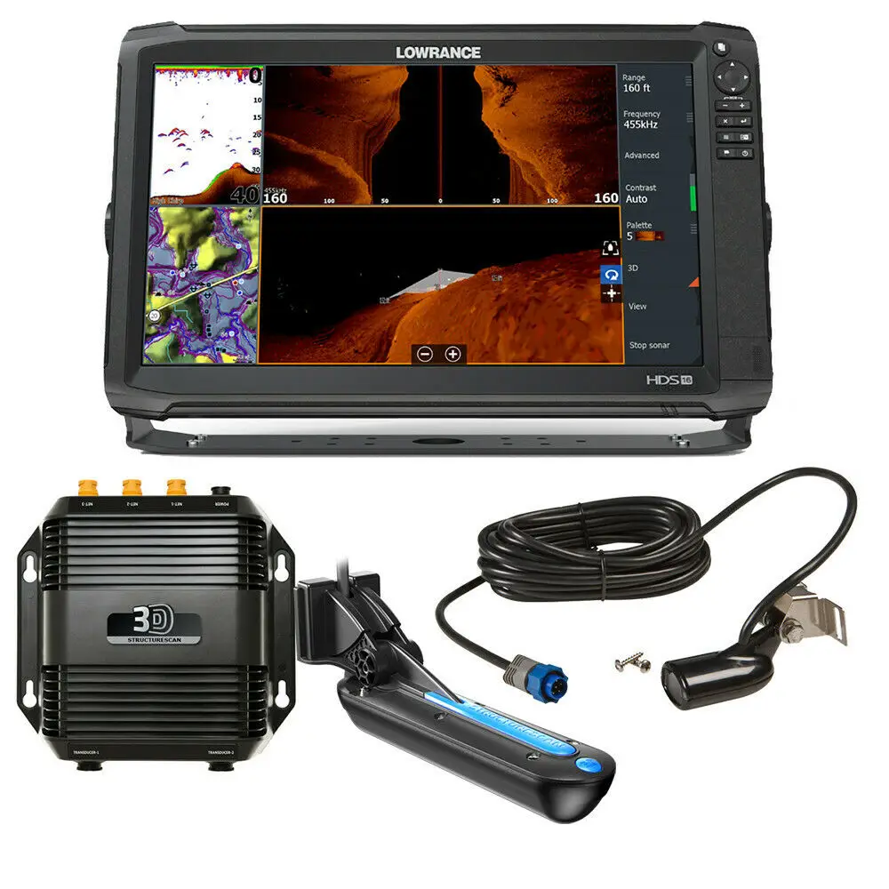 29Best Quality Lowrance HDS16 Carbon StructureScan 3D Bundle