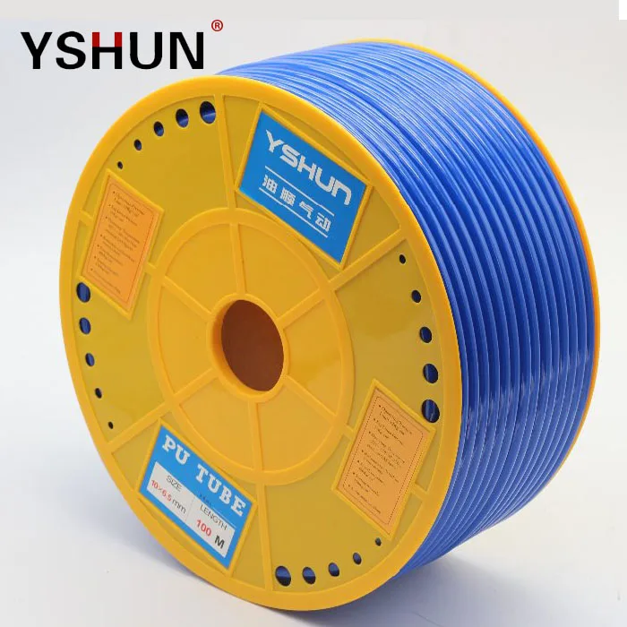 YSHUN Factory air pneumatic hose  Diameter 10mm *6.5mm red  Polyurethane PU TUBE