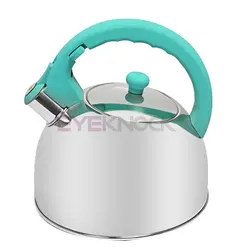2.8 Litre Stovetop Induction bakelite handle 304 Stainless steel non electric whistling tea kettles