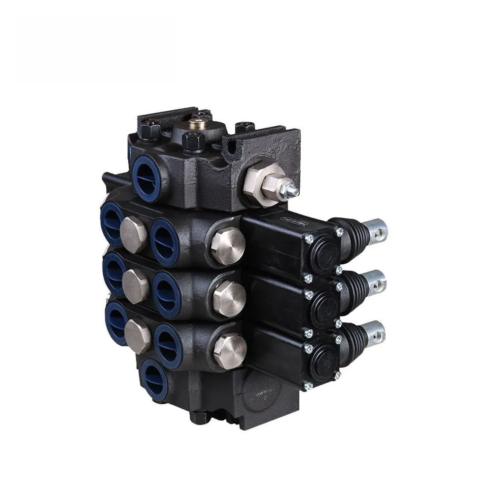 Cable Joystick Loader Control Valve Hydraulic Sectional Control Multiway Valve
