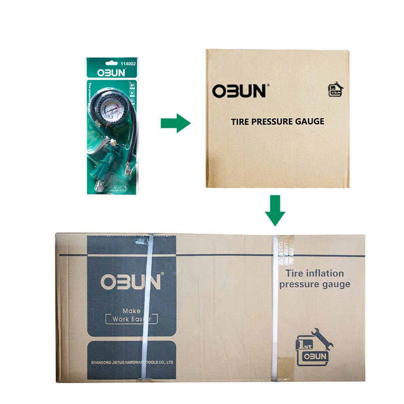 Handle Type Digital Tyre Inflator Pressure Gauge With Rubber Hose And Push Trigger Switch