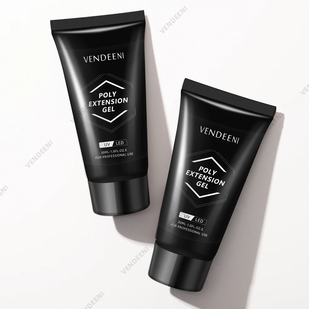 Vendeeni Professional Nail Art Glitter Camouflage Color Quick Extension Construction Acrylic Poly Nail Gel