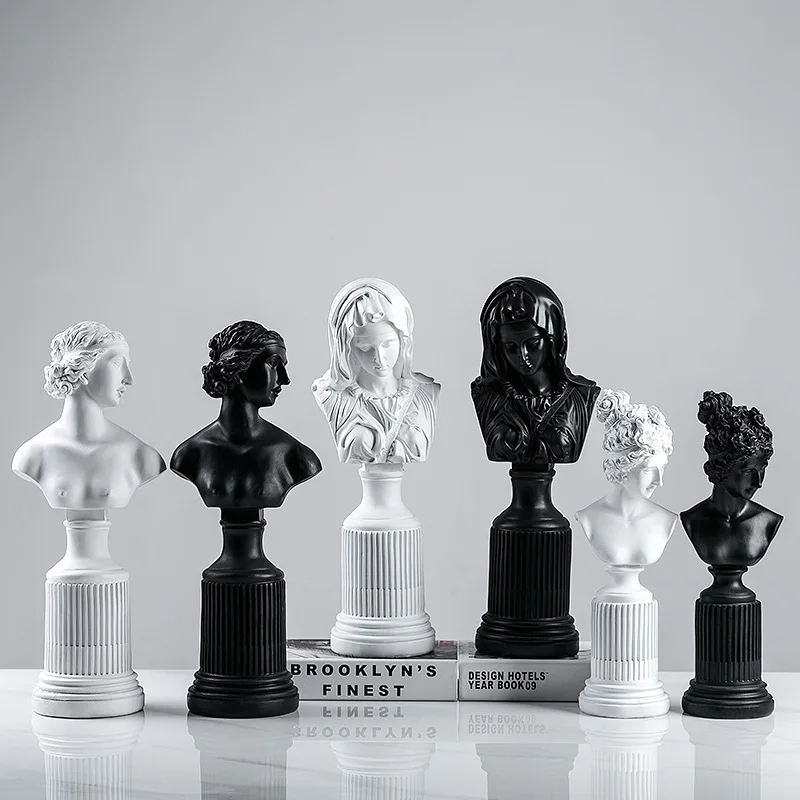 JD-N33 Nordic resin crafts portrait of the Virgin like the goddess of home furnishings art sculpture like handicrafts