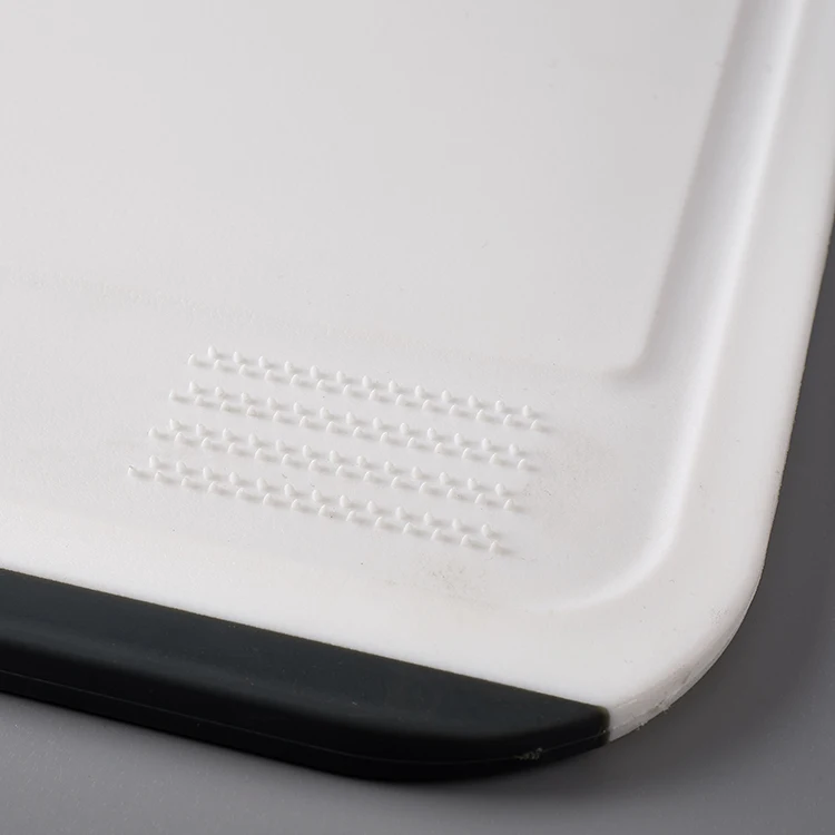 
Dishwasher safe Non-Slip Feet and Drip Juice Groove Plastic Chopping Board Cutting Board set 