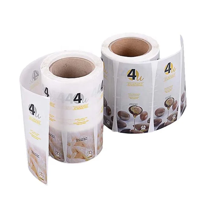 custom matte yellow laminate stickers square candle jar packaging label for perfume bottle