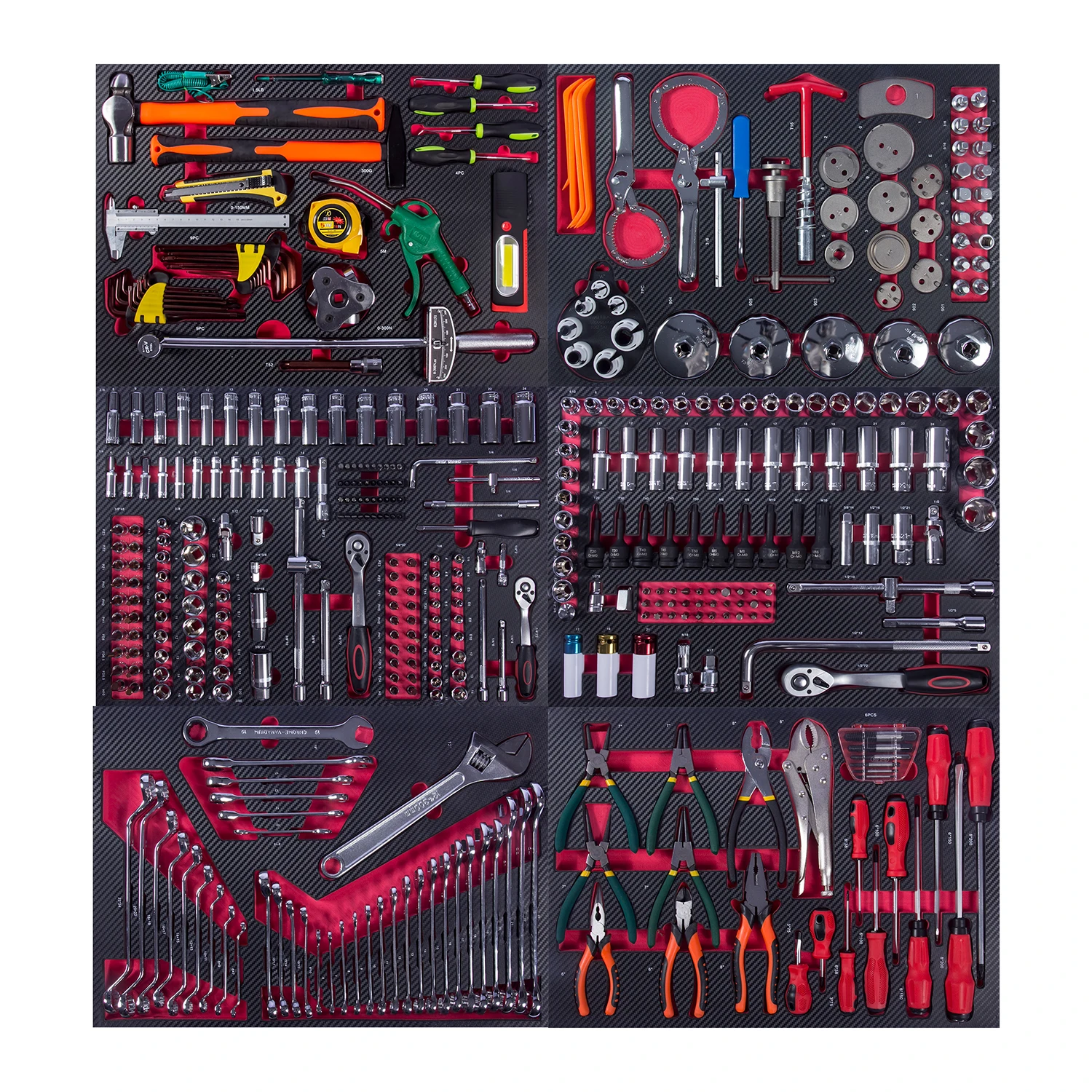 421 Pcs Professional Normal Wrench Repair Basic Hand Kit Tool Set Box For Repair Shop