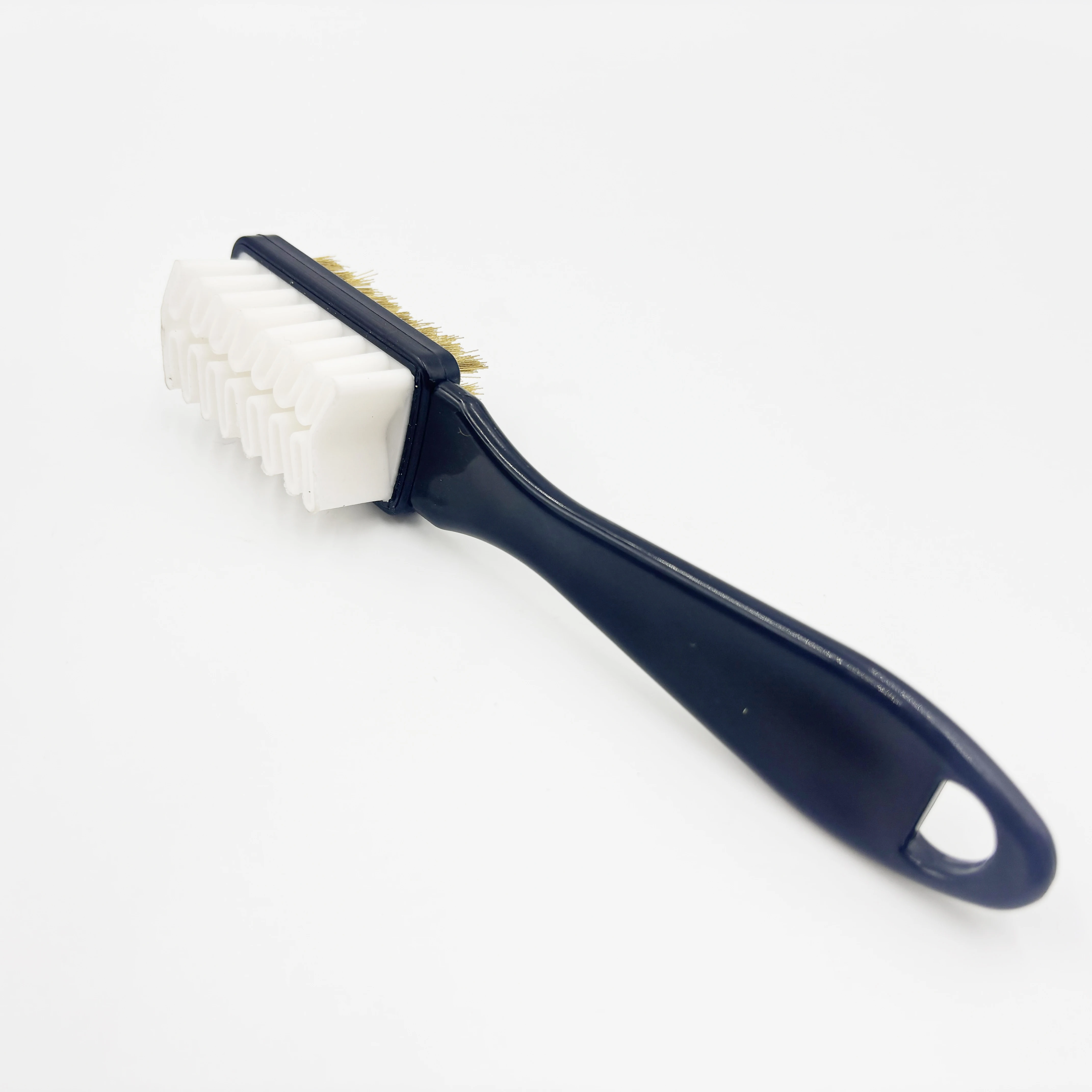 Factory Wholesale Custom Logo Double Sided Copper Wire Boot Suede Shoe Cleaning Brush