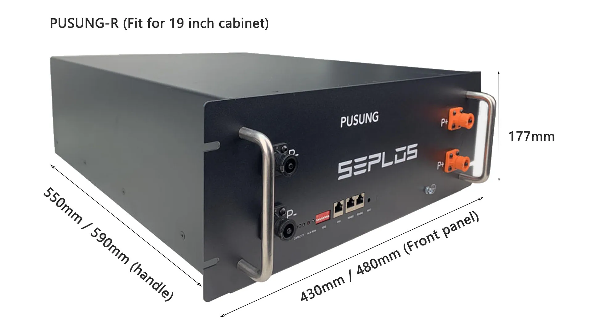 TUV certification Seplos PUSUNG-R 48V 100Ah Lifepo4 5kwh 10kwh 20kwh 30kwh Lithium Rack Mounted Solar