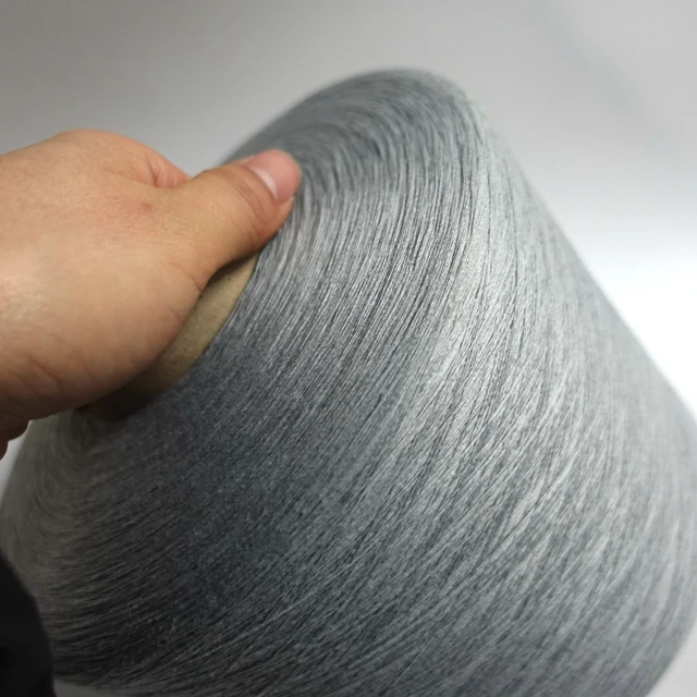China Cotton Yarn 40s Rng Spun 100% Polyester Yarn For Knitting Socks