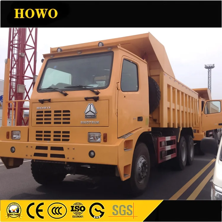 Самосвал внедорожного майнинга King HOWO 6x4 371 л.с. 75 т самосвал с подъемной системой HYVA и автотрансмиссионный Allison