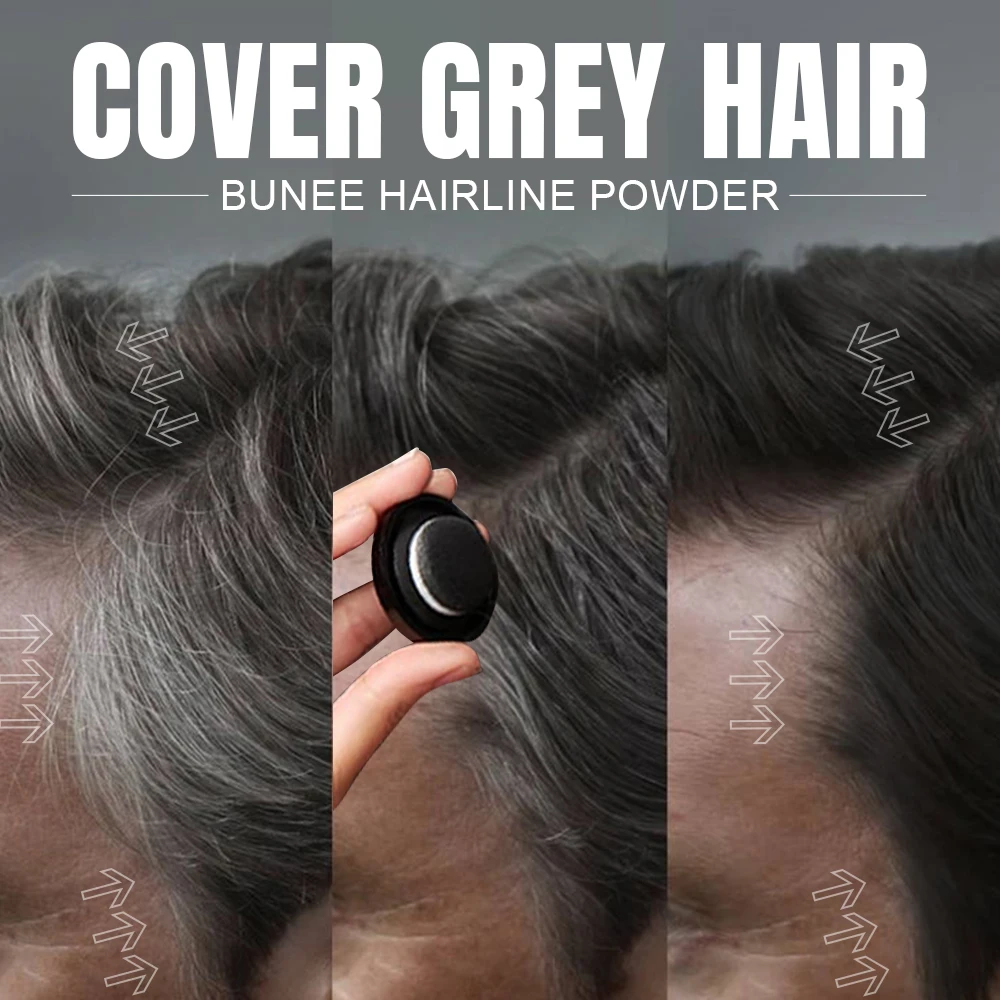 OEM Hairline Shadow Powder Instant Cover Hair Root up Hair Loss Concealer Private Label With Mirror And Puff For Thinning Hair