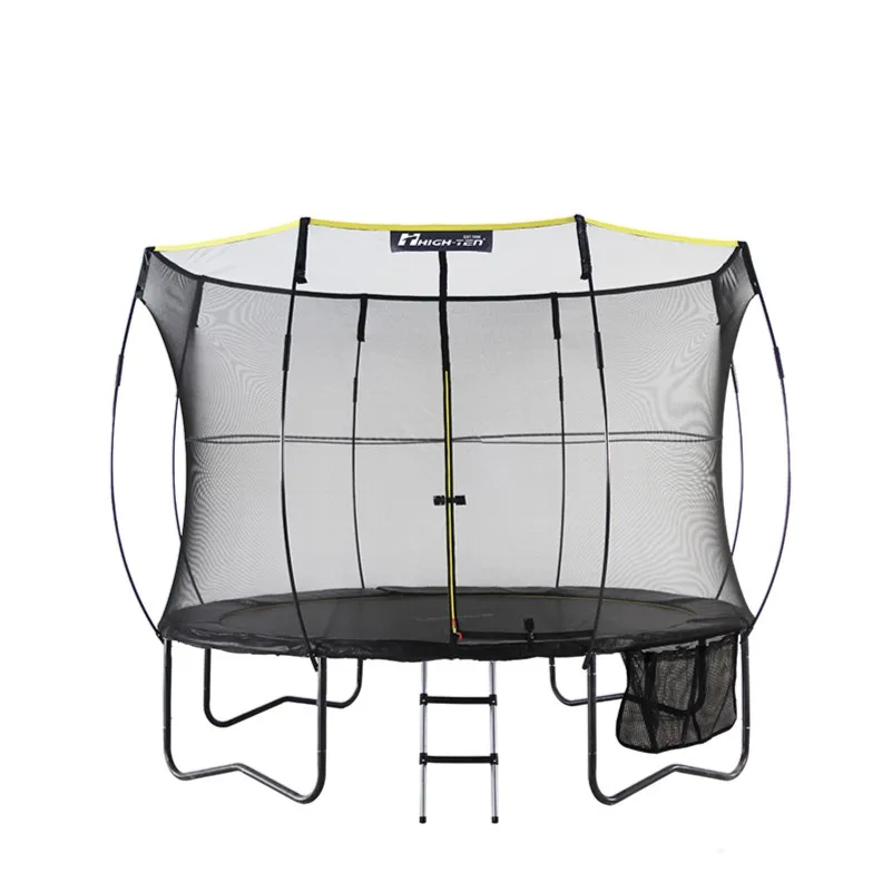 Роскошный непружинный уличный батут с лестницей и сумкой для хранения для развлечений