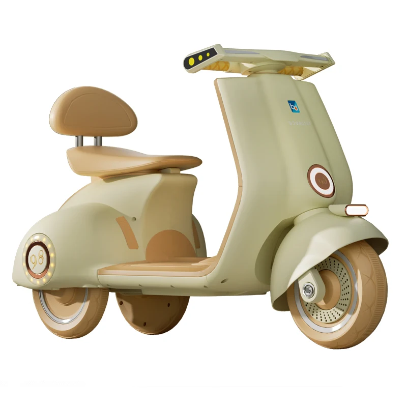 New Toy Car Kids Electric Motorcycle Tricycle For Child Music Light Widen Seat Ride On Car motorcycles for kids